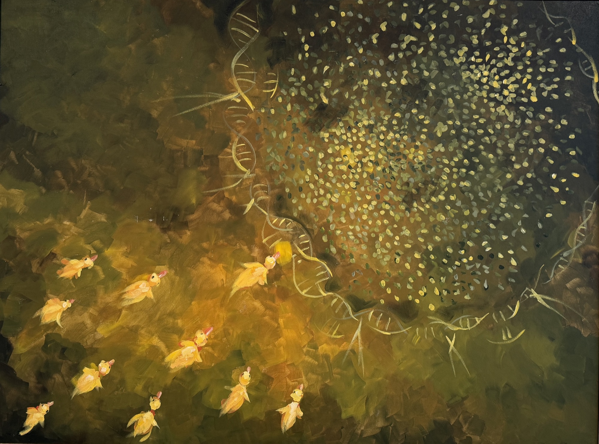 CRISPR Duckweed, 2024, by Selena Yang