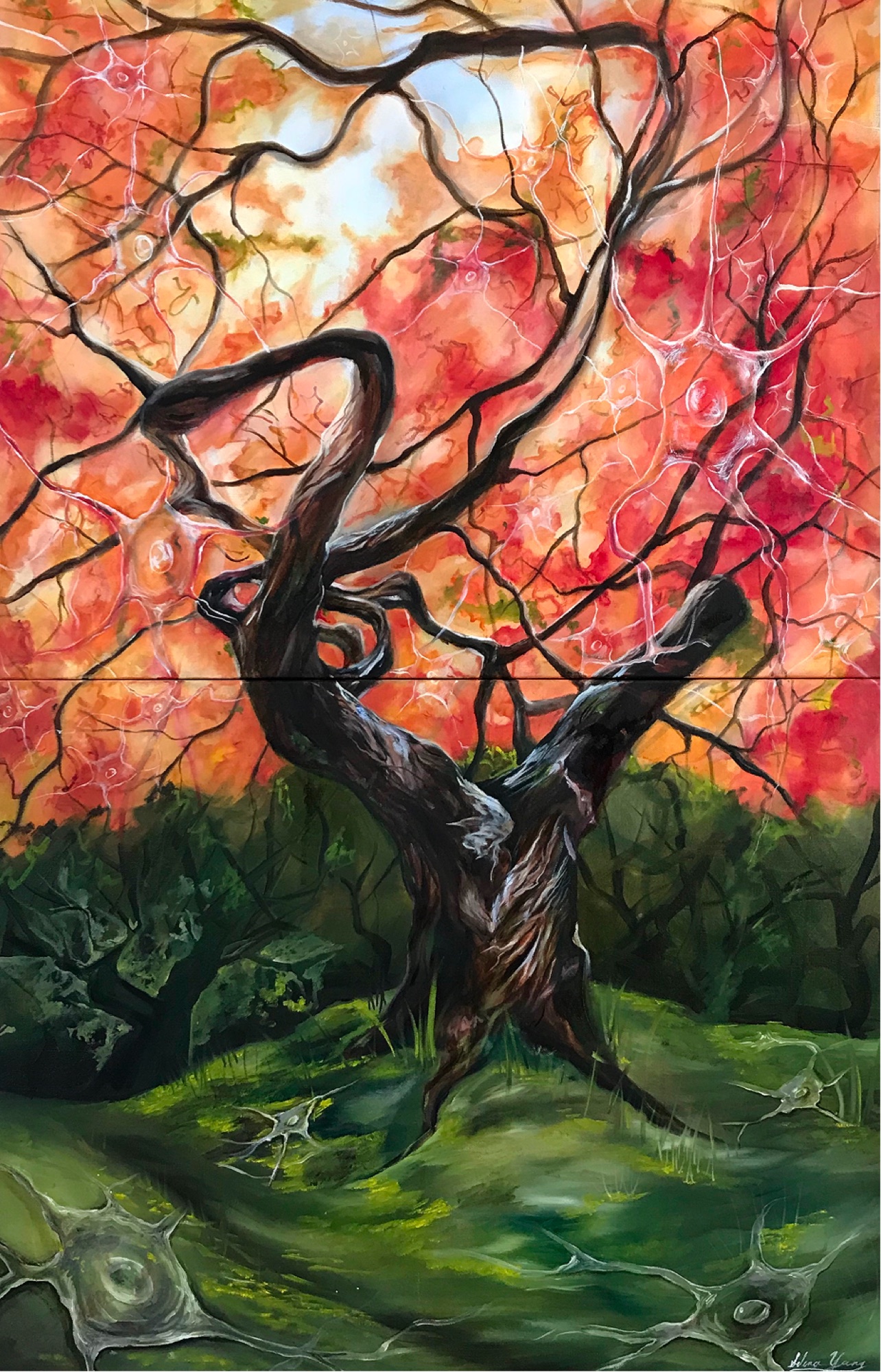Neuron Tree, 2019, by Selena Yang